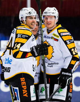Skellefteås Daniel Widing jublar