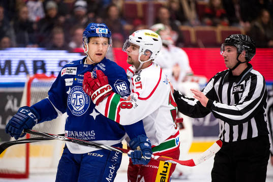 Leksands Jens Bergenström i bråk med Modos Nichlas Torp