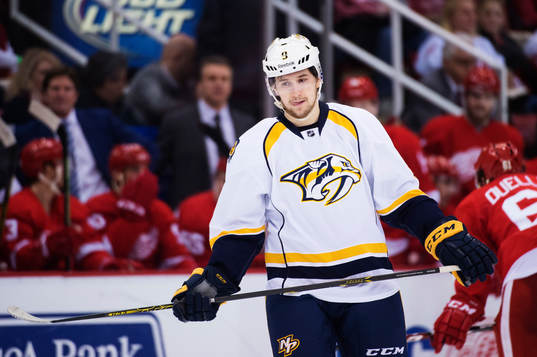 Nashvilles Filip Forsberg deppar