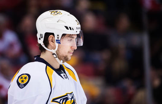 Nashvilles Filip Forsberg deppar