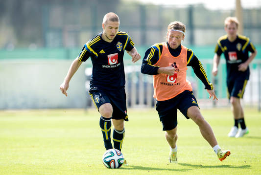 Sveriges Anton Tinnerholm och Nicklas Bärkroth