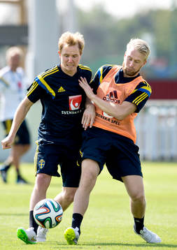 Sveriges Johan Larsson och Simon Lundevall