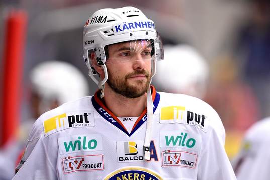 Växjös Noah Welch på uppvärmningen