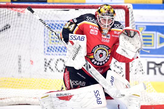 Luleås målvakt Joel Lassinantti