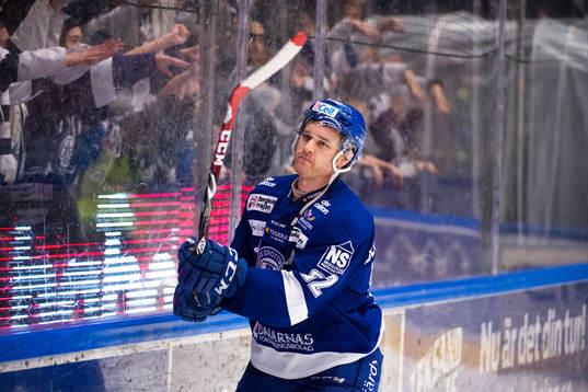 Leksands Jens Bergenström jublar