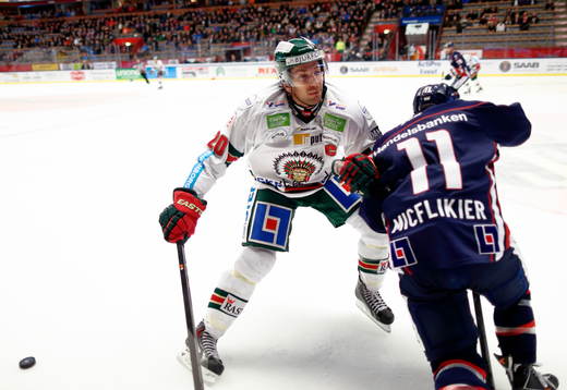 Frölundas Joel Lundqvist och Linköpings Jacob Micflikier