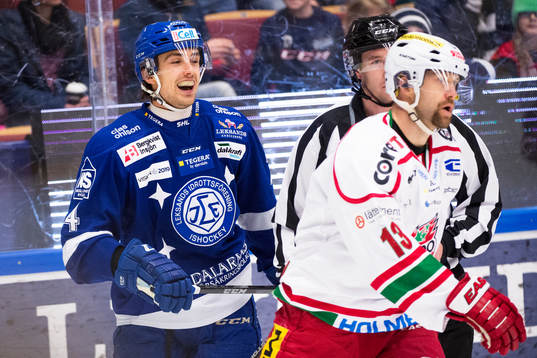 Leksands Robin Gartner jublar