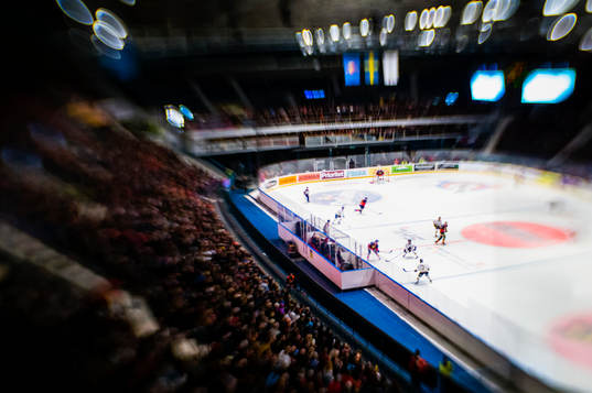 Generell vy över Hovets Isstadion