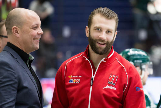 Färjestads ass.tränare Clas Eriksson och Örebros