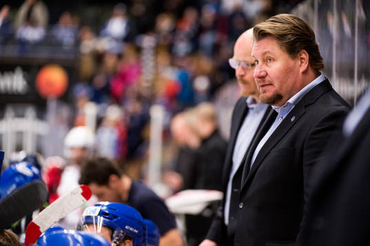 Leksands Huvudtränare Andreas Appelgren deppar