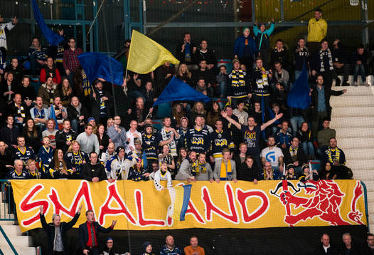s supportar följer spelet