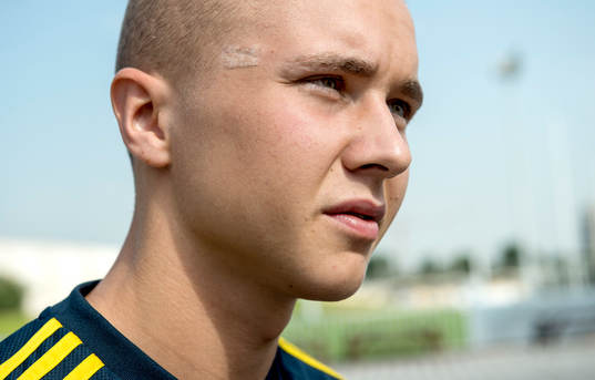 Sveriges Sebastian Holmén
