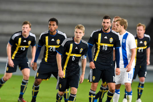 Sveriges Emil Bergström, Isaac Kiese Thelin, Oscar Lewicki