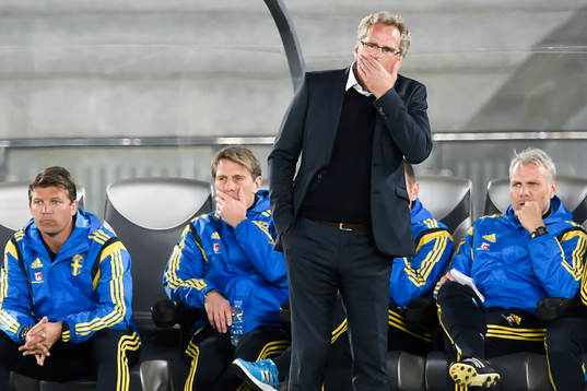 Sveriges förbundskapten Erik Hamrén