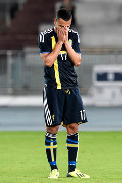 Sveriges Nabil Bahoui deppar