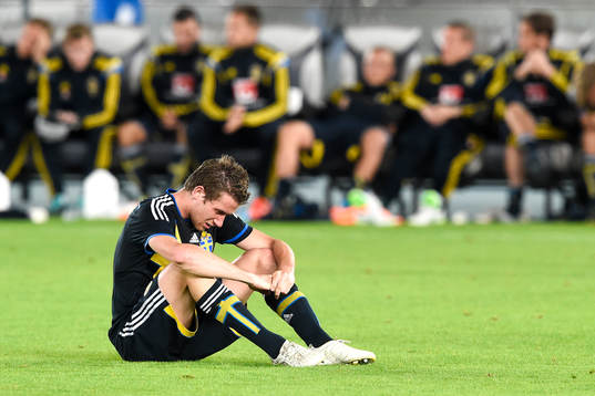 Sveriges Marcus Rohdén deppar