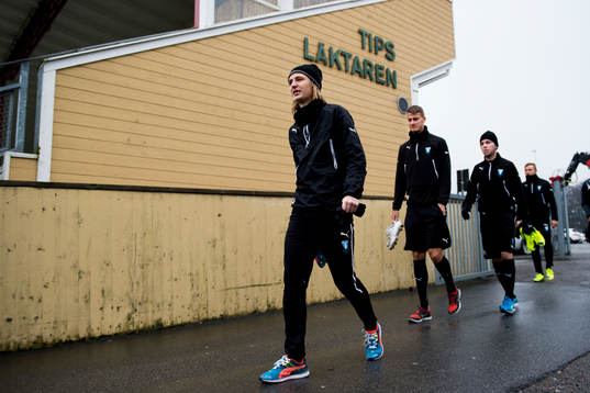 Malmö FFs Pawel Cibicki, Johan Hammar och Erdal Rakip