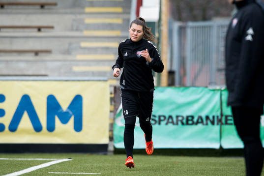 Rosengårds Ramona Bachmann tränade för sig själv vid
