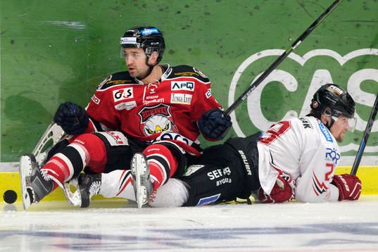 Malmö Redhawks Eric Himelfarb och Vita Hästens Viktor