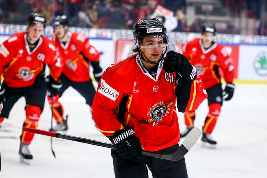 Luleås Daniel Zaar jublar