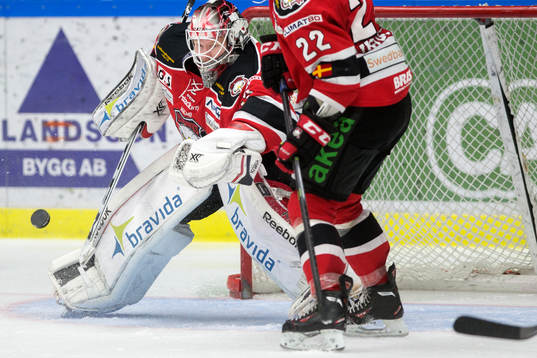 Malmö Redhawks målvakt Jonas Gunnarsson