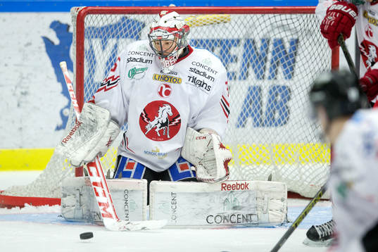 Vita Hästens målvakt Henrik Lundberg