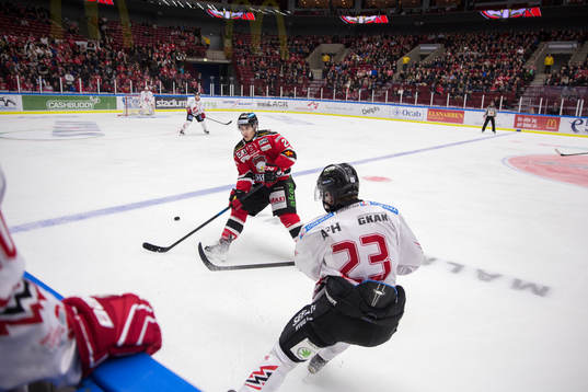 Malmö Redhawks Yanick Lehoux och Vita Hästens Viktor