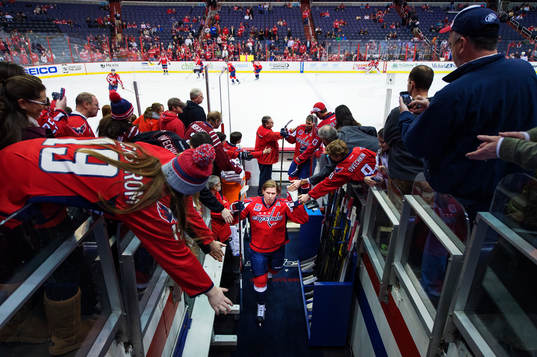 Washingtons Nicklas Bäckström och Alexander Ovechkin