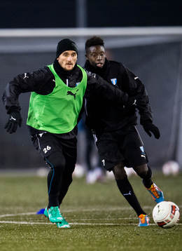 Malmö FFs Agon Mehmeti och Pa Konate