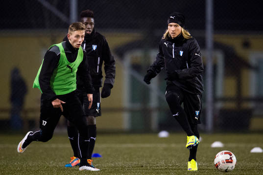 Malmö FFs Petar Petrovic, Pa Konate och Simon Kroon