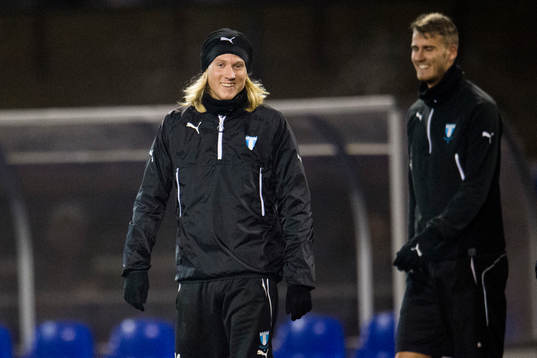 Malmö FFs Simon Kroon och Johan Hammar