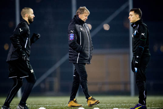 Malmö FFs korsbandsskadade Guillermo Molins tränar med