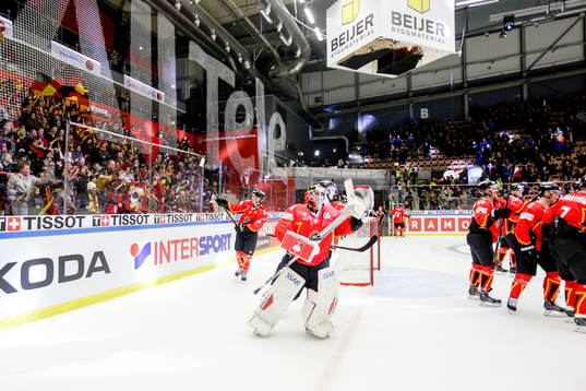 Luleås spelare jublar