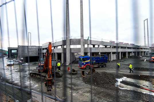 Häckens nya arena, Bravida Arena, börjar ta form
