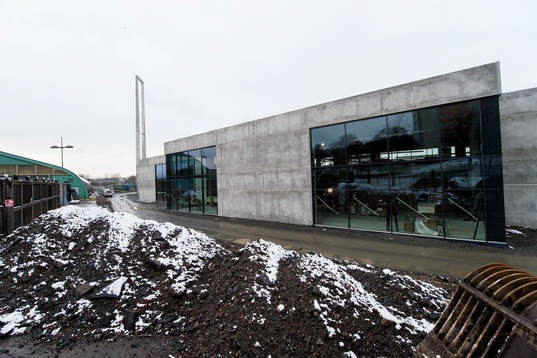 Häckens nya arena, Bravida Arena, börjar ta form
