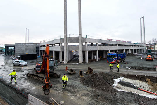 Häckens nya arena, Bravida Arena, börjar ta form