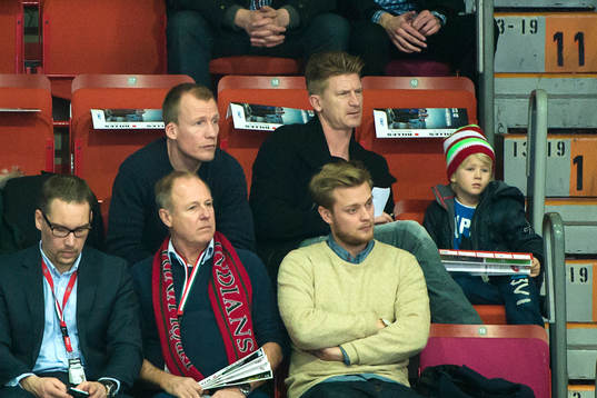 Före detta Frölundaspelarna Niklas Andersson och