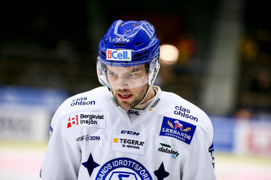 Leksands Kevin Kapstad deppar