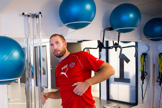Helsingborgs Mattias Lindström är 34år och får träna