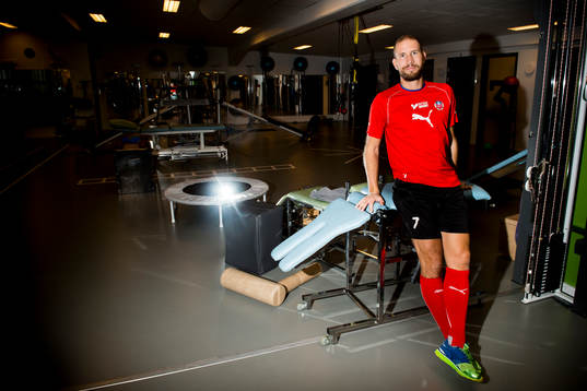 Helsingborgs Mattias Lindström är 34år och får träna