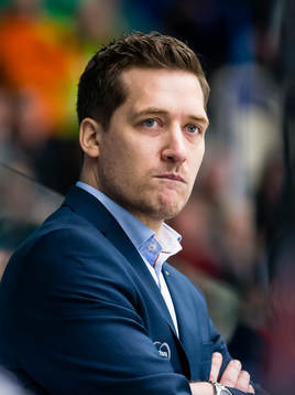 Växjös tränare Sam Hallam