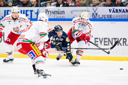 s Chris Campoli (i) mot Modos Samuel Påhlsson, Per-Åge