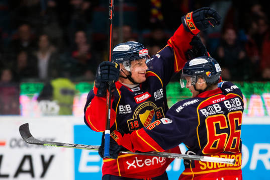 Djurgården Joakim Eriksson jublar