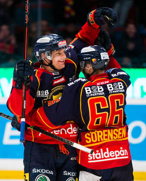 Djurgården Joakim Eriksson jublar