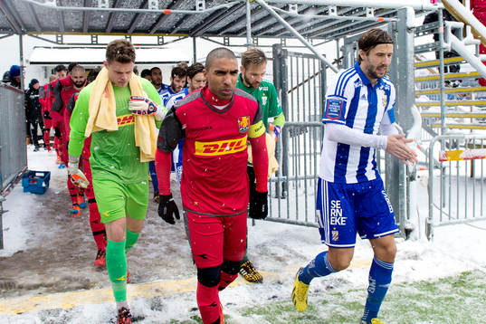 Nordsjälland Patrik Mtiliga och IFK Göteborgs Mattias