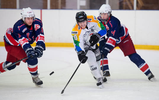 Kovlands Mathias Löfblad och Kirunas Alexander Steen