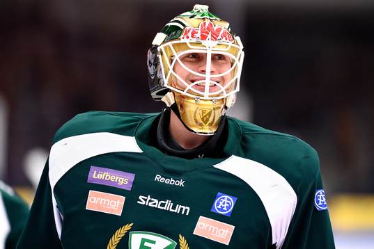 Färjestads målvakt Fredrik Pettersson-Wentzel