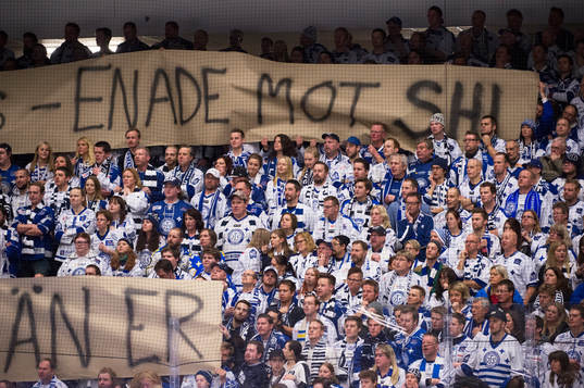 Leksands supportrar protesterar mot SHLs nya regler