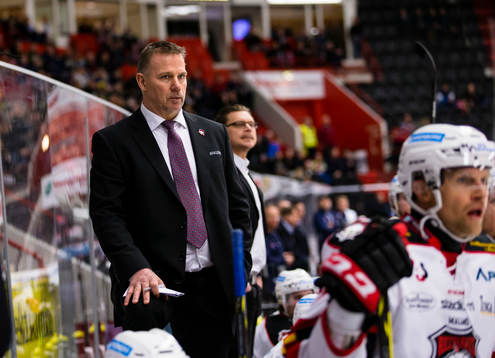 Malmö Redhawks tränare Mats Lusth