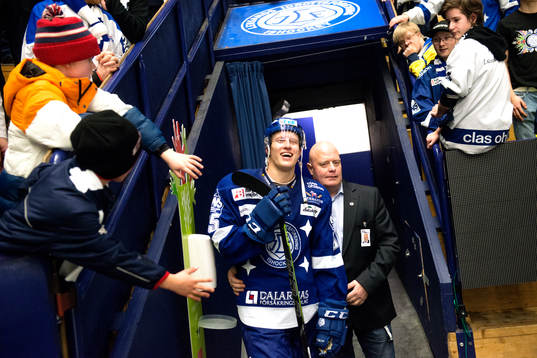 Leksands Toni Kähkönen är glad